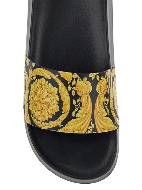 versace barocco slides|versace luxury sandals.